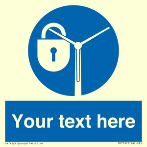 Custom mandatory lock rotor blades